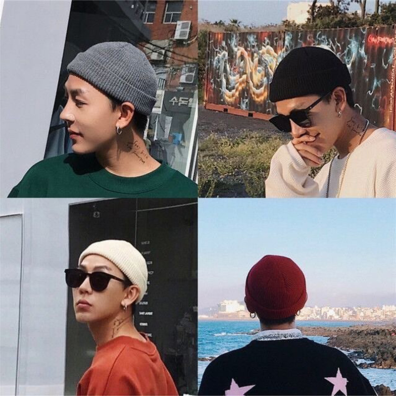 겨울 따뜻한 남여 양모 비니 모자 남성용 어부 모자 짧 - Beanie Cuffed Knit 리뷰 및 가격