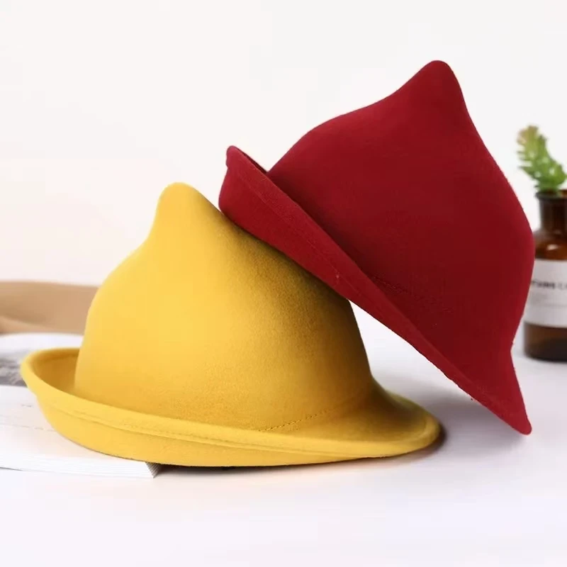 유행 마녀 100% 양모 뾰족한 마녀 모자 할로윈 코스 - Fedora Hat Wool 리뷰 및 가격