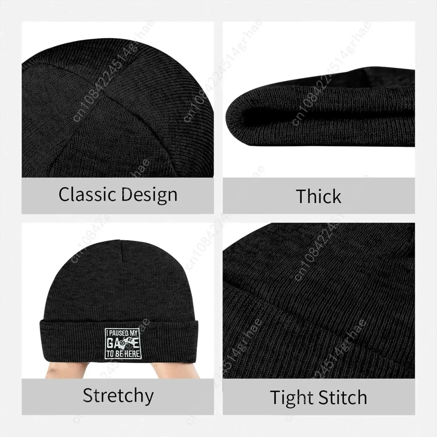 물고기 자수 비니 모자 겨울 따뜻한 니트 커프드 스컬  - Beanie Cuffed Knit 리뷰 및 가격